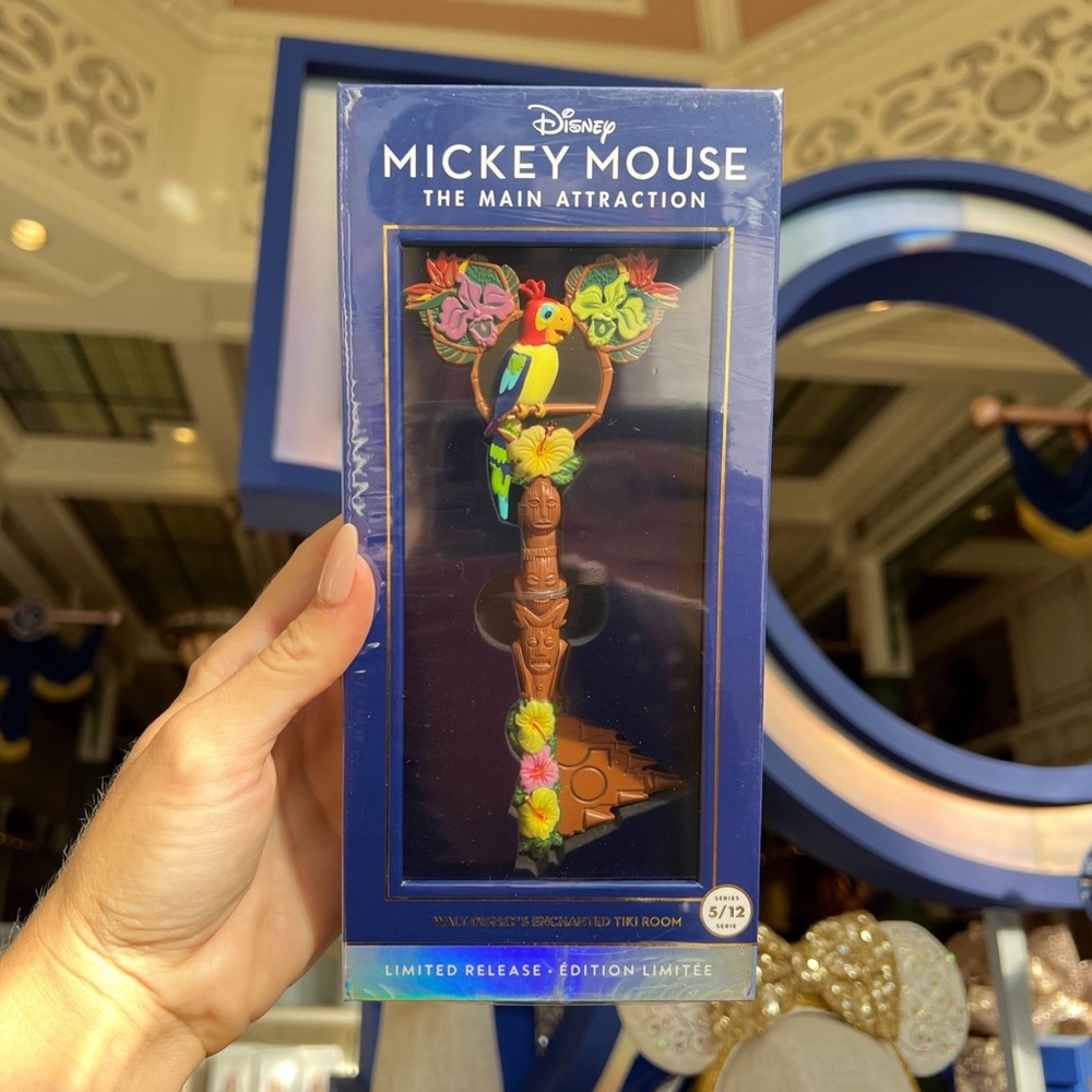 Disney Parks Mickey Mouse Main Attraction Enchanted Tiki room collectible key
